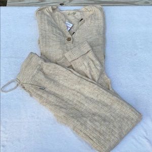 Free people around the clock sweater set